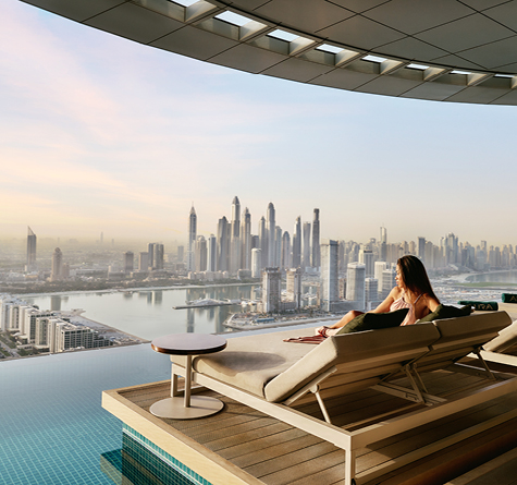 Rise with AURA, Sunrise Pool Experience - Burj View High Table seating 2nd Row, , medium